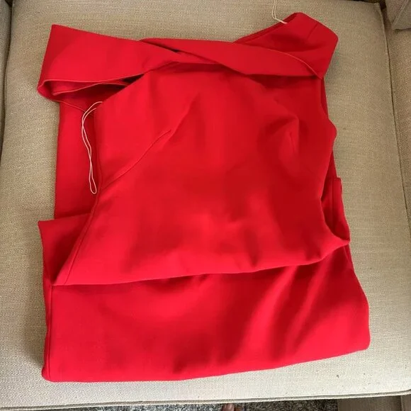 Acler Williamston Maxi Dress Gown Cherry Red AU10/US6 Wedding Event Party Cockta - Picture 3 of 8